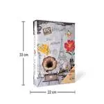 300'Lük Kutulu İndexli Fotoğraf Albümü 10X15 Gri