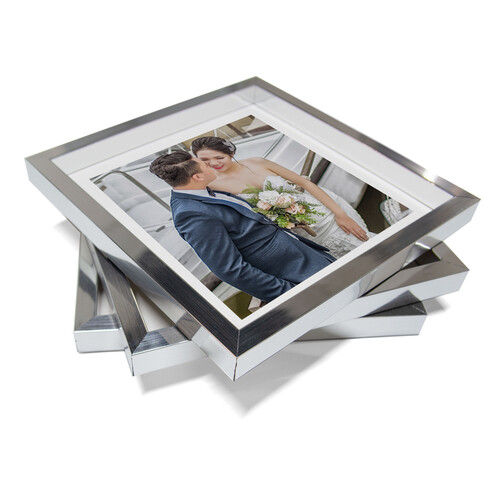 Tak Kare Çerçeve Gümüş 20X20